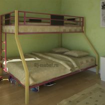 Двухъярусная металлическая кровать Гранада