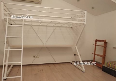 Металлическая кровать-чердак Зетта в Москве